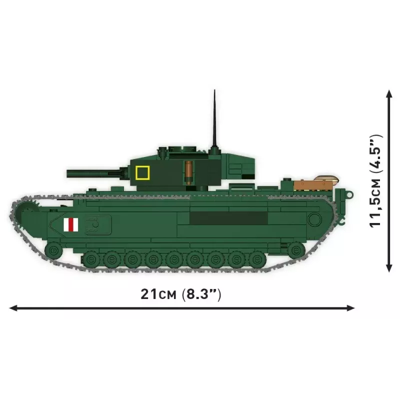 Cobi Blocks Mark IV Churchill būvkomplekts, 668 detaļas (COBI-3128)
