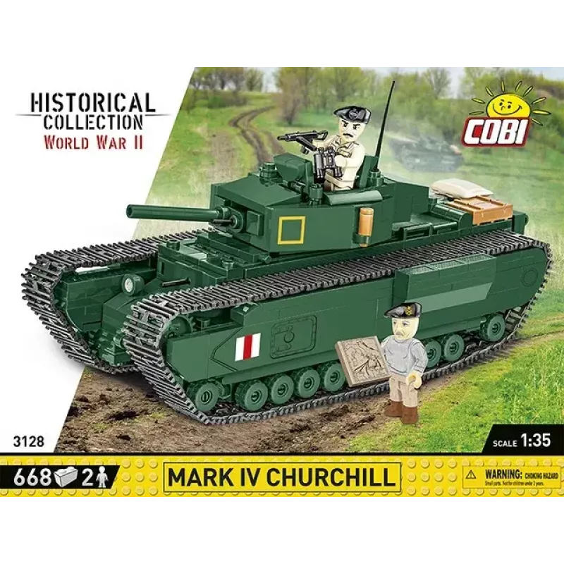 Cobi Blocks Mark IV Churchill būvkomplekts, 668 detaļas (COBI-3128)