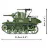 Būvbloku komplekts Cobi Blocks M3 Stuart, 511 gabali, saderīgs ar citiem zīmoliem