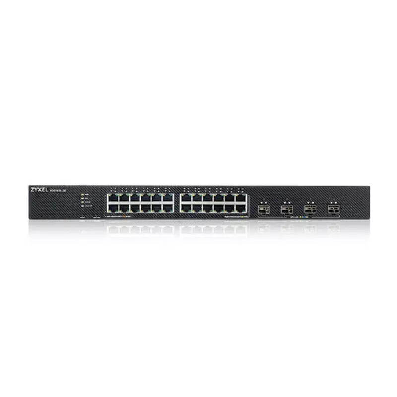 Zyxel XGS1935-28-EU0101F tīkla komutators pārvaldāms L2+/L3 Gigabit Ethernet (10/100/1000) 1U melns