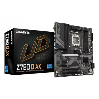 Mātesplate GIGABYTE Z790 D AX ATX — Intel LGA1700, Z790, DDR5, 4×DIMM, Wi‑Fi 6E, 2.5Gb LAN