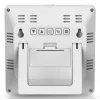Hama 00222238 Digitālā meteoroloģiskā stacija, balta, LED, iekštelpu/āra termometrs, higrometrs