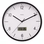 Hama Lanzarote Radio-controlled clock Circle Melns