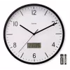 Hama Lanzarote Radio-controlled clock Circle Melns
