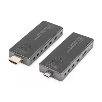 DIGITUS 4K bezvadu AV paplašinātāja komplekts 30m USB-C - HDMI