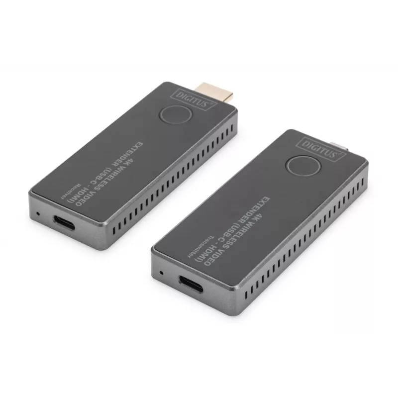 DIGITUS 4K bezvadu AV paplašinātāja komplekts 30m USB-C - HDMI