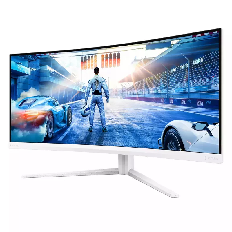 Philips Evnia 5000 34M2C5501A/00 datora monitors 86,4 cm (34 colli) 3440 x 1440 pikseļi Wide Quad HD LCD Balts