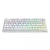 Spēļu tastatūra Savio Phenix balta GAT dzeltena USB Bluetooth QWERTY