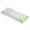 Spēļu tastatūra Savio Phenix balta GAT dzeltena USB Bluetooth QWERTY