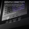 PC korpuss CORSAIR FRAME 4000D RS ARGB Midi Tower Melns — ATX/Micro-ATX/Mini-ITX, rūdīts stikls, ARGB ventilatori, GPU līdz 370 mm
