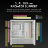 CORSAIR Mid-tower - Geh Midi Frame 4000d Rs ArGB balta