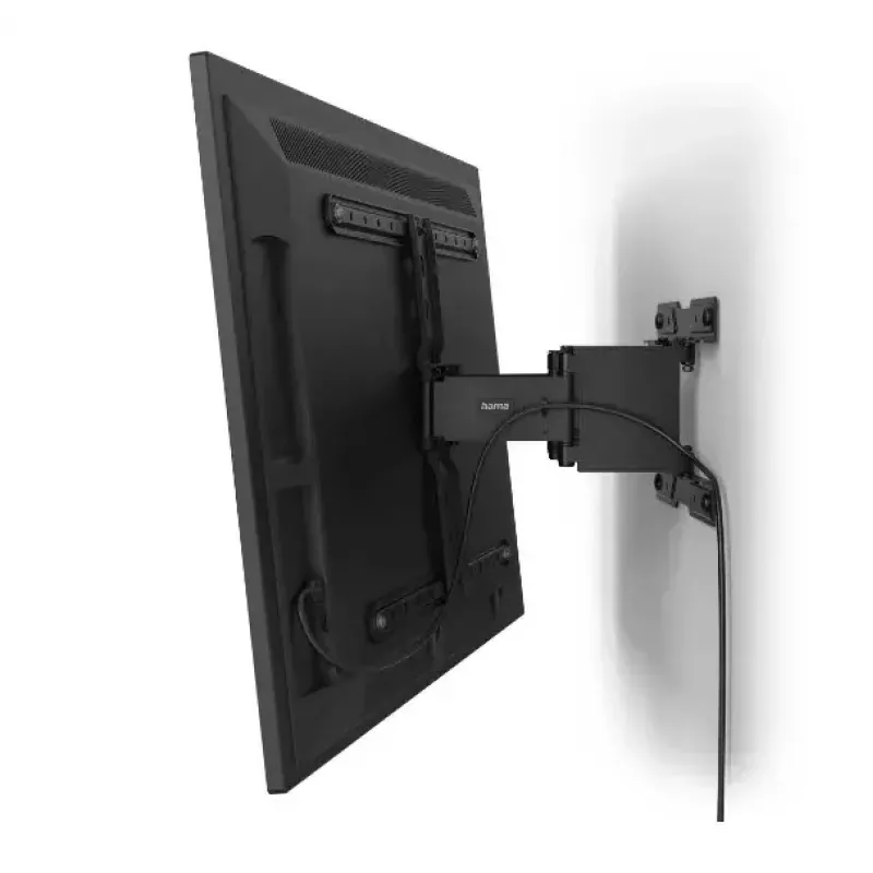 Hama Ultraslim Wall Mount 2.29 m Melns Max 50 kg VESA 600x400