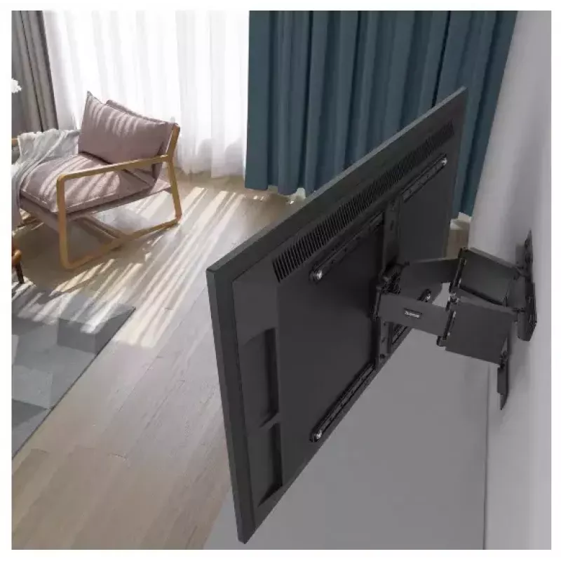 Hama Ultraslim Wall Mount 2.29 m Melns Max 50 kg VESA 600x400