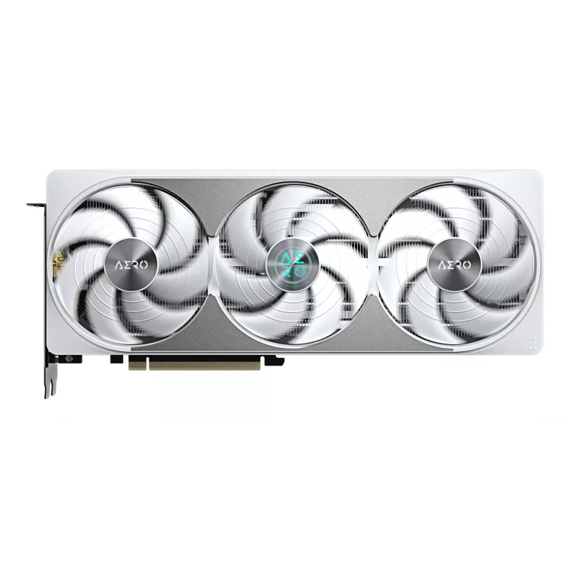 GIGABYTE GeForce RTX 5080 AERO OC SFF 16G grafiskā karte - 16GB GDDR7, 256bit, PCI-E 5.0, 2730MHz kodola frekvence, 3 x DisplayPort, 1 x HDMI, GV-N5080AERO OC-16GD