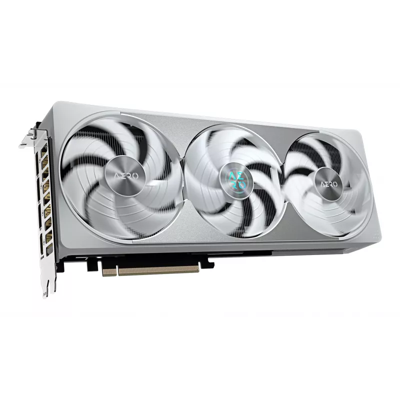 GIGABYTE GeForce RTX 5080 AERO OC SFF 16G grafiskā karte - 16GB GDDR7, 256bit, PCI-E 5.0, 2730MHz kodola frekvence, 3 x DisplayPort, 1 x HDMI, GV-N5080AERO OC-16GD