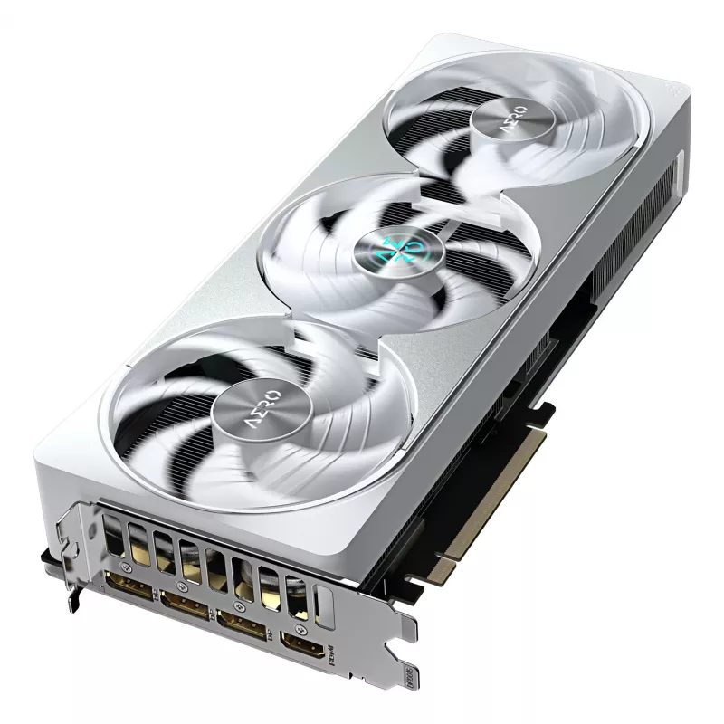 GIGABYTE GeForce RTX 5080 AERO OC SFF 16G grafiskā karte - 16GB GDDR7, 256bit, PCI-E 5.0, 2730MHz kodola frekvence, 3 x DisplayPort, 1 x HDMI, GV-N5080AERO OC-16GD