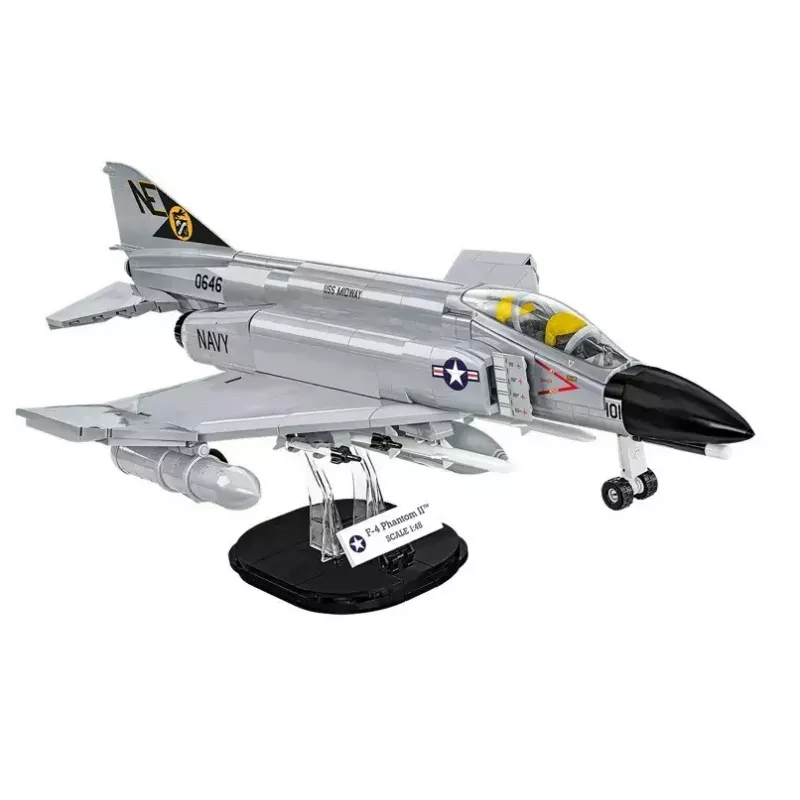 Cobi Blocks Bruņotie spēki F-4 Phantom II modelis 703 daļu konstrukcijas komplekts