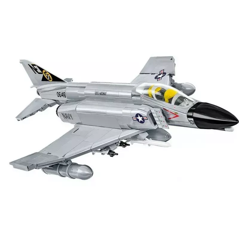 Cobi Blocks Bruņotie spēki F-4 Phantom II modelis 703 daļu konstrukcijas komplekts