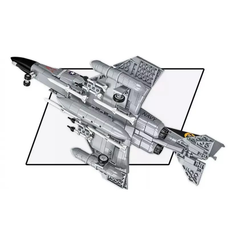 Cobi Blocks Bruņotie spēki F-4 Phantom II modelis 703 daļu konstrukcijas komplekts
