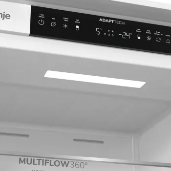 Gorenje Kombinētais ledusskapis-salvētājs NRKI519E41 BK070, 284 L, SN-N, 6 kg/24h, E, Fresh zone nodalījums, Balts