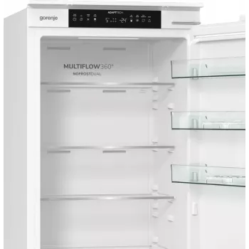 Gorenje Kombinētais ledusskapis-salvētājs NRKI519E41 BK070, 284 L, SN-N, 6 kg/24h, E, Fresh zone nodalījums, Balts