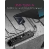 ICY BOX IB-HUB1720-U3 Melns
