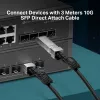 TP-Link 3 metri 10G SFP+ tiešā pieslēguma kabelis, 3 m, DAC, SFP+, SFP+