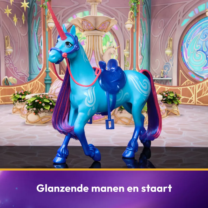 Unicorn Academy, River ar 2 jāšanas piederumiem, 11”, saderīgs ar Isabel, lelles un vienradžu rotaļlietas meitenēm no 4 gadu vecuma