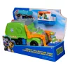 PAW Patrol: Crush N’ Roll pārstrādes auto ar Rokija figūru un transformējamu saspiestu atkritumu transportlīdzekli, rotaļlietas zēniem un meitenēm no 3 gadu vecuma