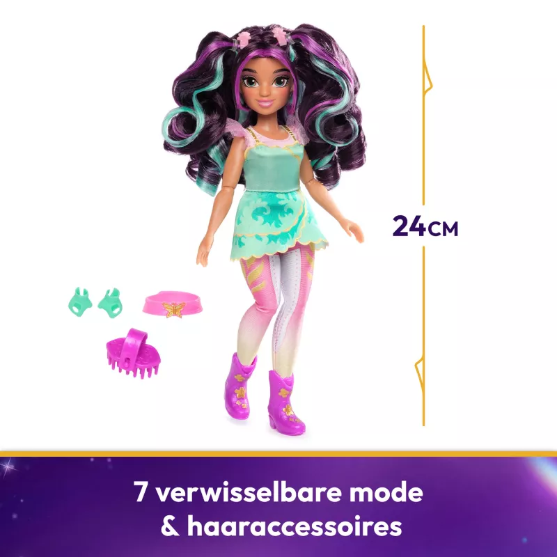 Modes lelle Spinmaster Unicorn Academy Ava 241 mm Daudzkrāsaina