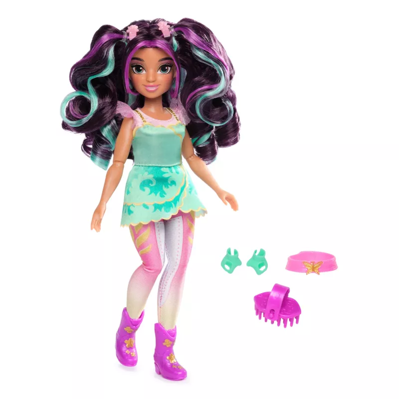 Modes lelle Spinmaster Unicorn Academy Ava 241 mm Daudzkrāsaina