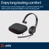 HP Poly Melnswire 5210 Monaural USB-C austiņas +3.5 mm spraudnis +USB-C/A adapteris