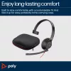 HP Poly Melnswire 5210 Monaural USB-C austiņas +3.5 mm spraudnis +USB-C/A adapteris