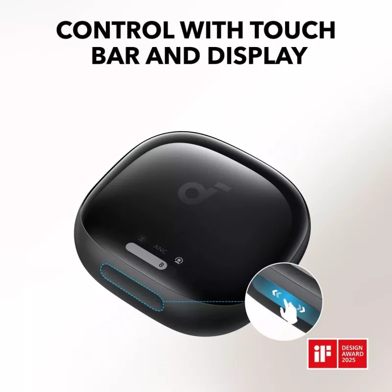 ANKER Earbuds - Soundcore Liberty 4 Pro - Melna