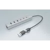 i-tec USB-C/USB-A lādēšanas metāla centrmezgls ar 7 portiem (3x USB-C, 4x USB-A)