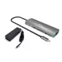 i-tec USB-C Metal Nano dokstacija 4K HDMI LAN ar strāvas padevi 100W + universālais lādētājs 100W