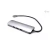 i-tec USB-C Metal Nano dokstacija 4K HDMI LAN ar strāvas padevi 100W + universālais lādētājs 100W