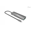 i-tec USB-C Metal Nano dokstacija 4K HDMI LAN ar strāvas padevi 100W + universālais lādētājs 100W