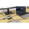i-tec USB-C Metal Nano dokstacija 4K HDMI LAN ar strāvas padevi 100W + universālais lādētājs 100W