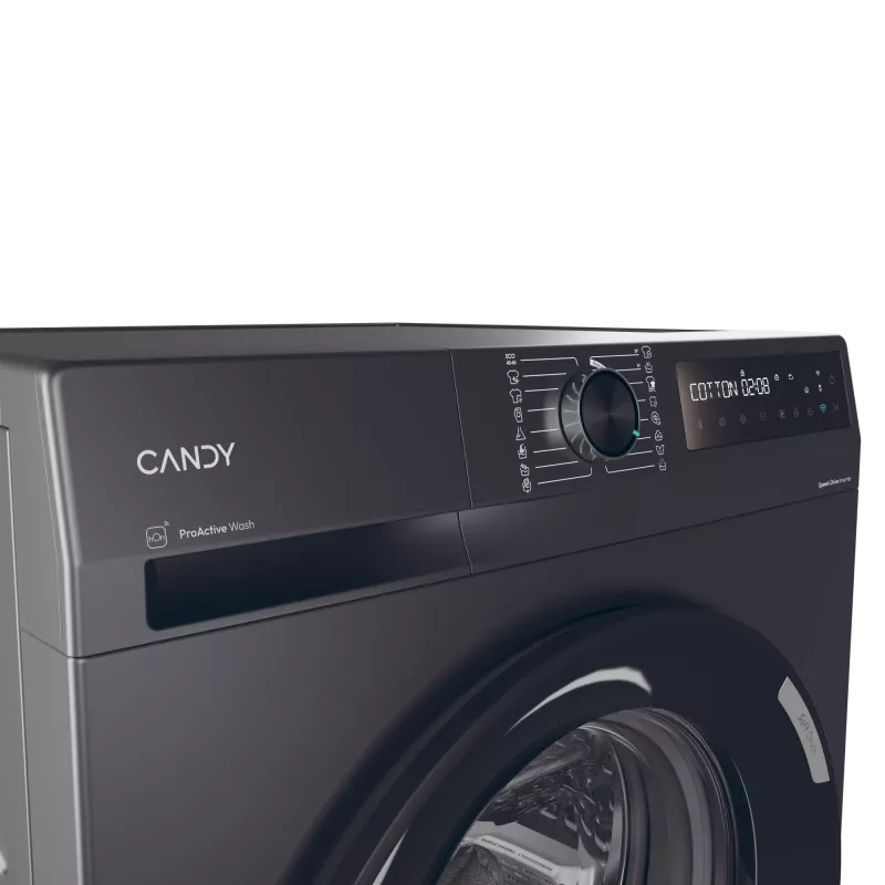Candy BR 48B6G-S veļas mašīna ar priekšējo ielādi 8 kg 1400 RPM Antracīta