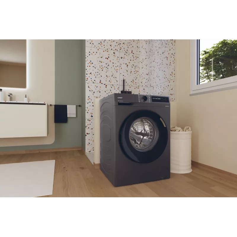 Candy BR 48B6G-S veļas mašīna ar priekšējo ielādi 8 kg 1400 RPM Antracīta