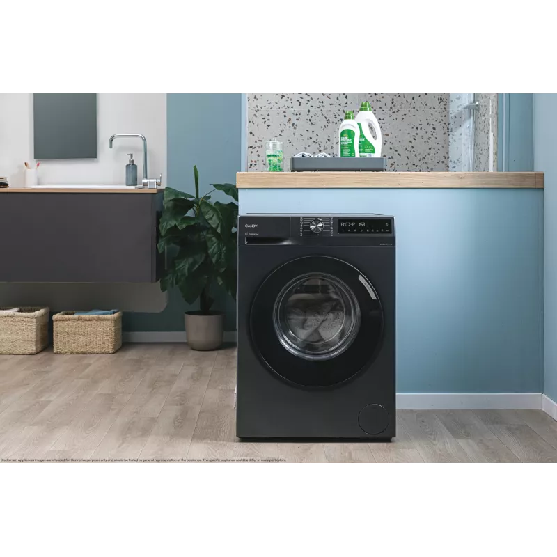 Candy BR 48B6G-S veļas mašīna ar priekšējo ielādi 8 kg 1400 RPM Antracīta