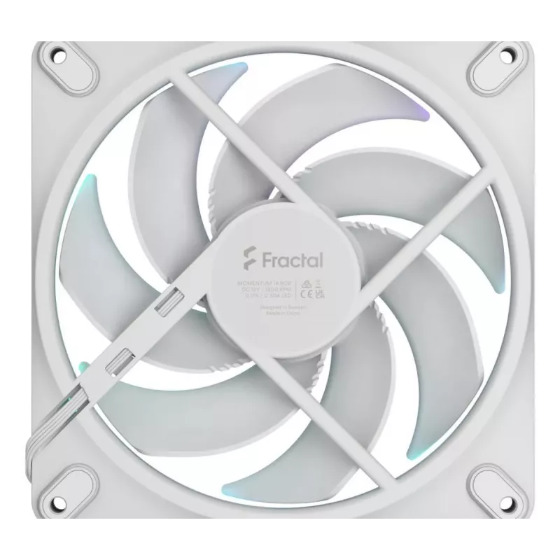 FRACTAL DESIGN Fan Momentum 14 RGB balta