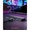 ICY BOX IB-DK4034a-CPD vadu USB 3.2 Gen 1 (3.1 Gen 1) Type-C alumīnija, sudraba