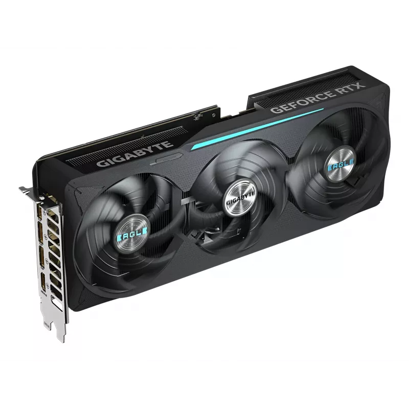GIGABYTE GeForce RTX 5070 Ti EAGLE OC SFF 16G grafiskā karte - 16GB GDDR7, 256bit, PCI-E 5.0, 2542 MHz kodola takts frekvence, 3 x DP 2.1a, 1 x HDMI 2.1b, NVIDIA DLSS 4, GV-N507TEAGLE OC-16GD