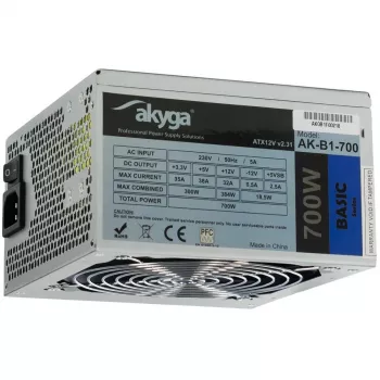 AKYGA barošanas bloks - 700 W 20+4 kontaktu ATX