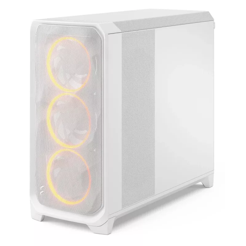 FRACTAL DESIGN Meshify 3 Xl balta RGB Tg Clear Tint