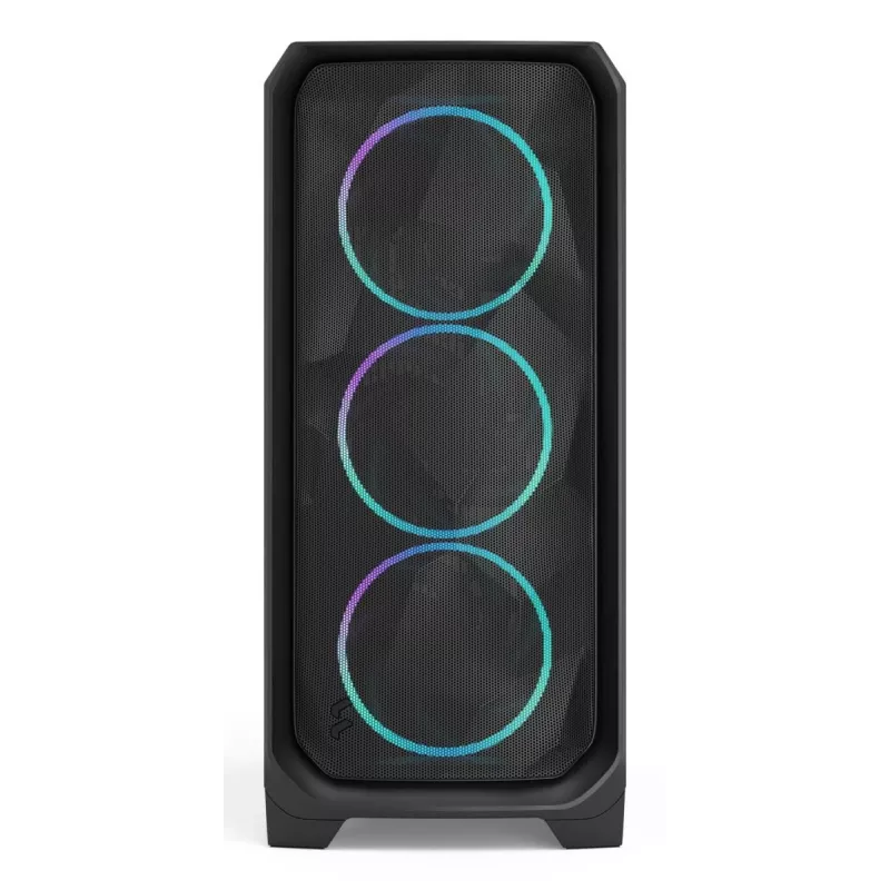 PC Case Fractal Design Meshify 3 Melns RGB TG Light Tint ATX