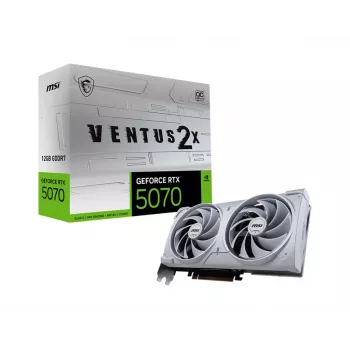 MSI GeForce RTX5070 VENTUS 2X OC balta NVIDIA GeForce RTX 5070 12 GB GDDR7