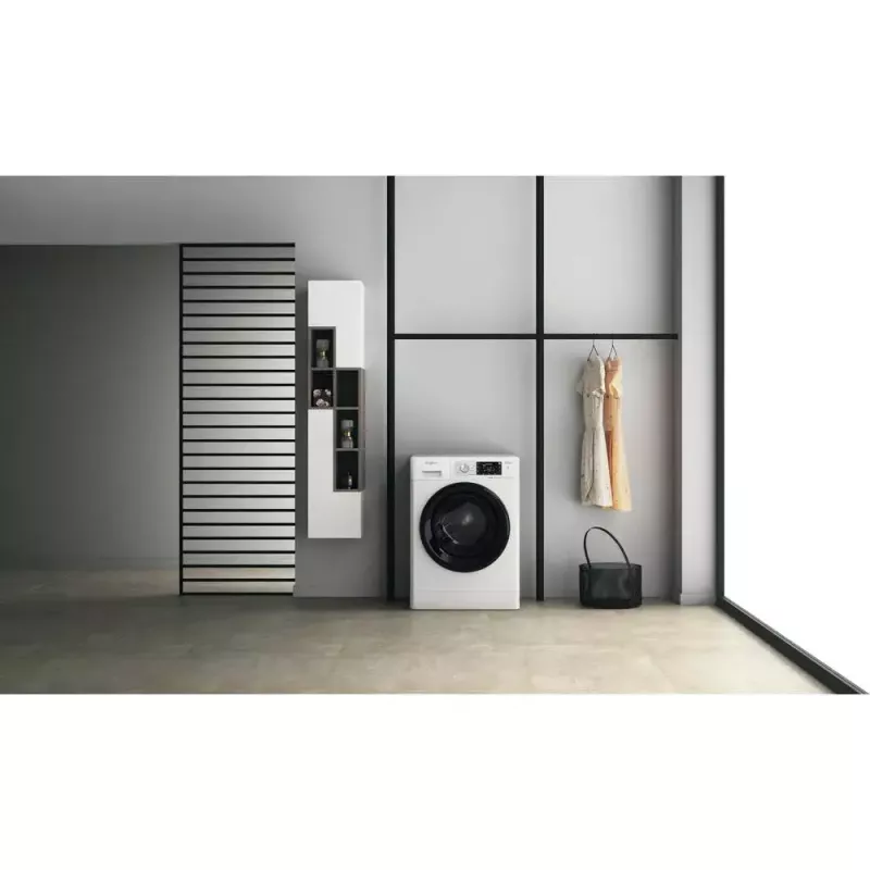 Whirlpool FFWDD1076258B veļas mazgājamā un žāvējamā mašīna Brīvstāvoša Ar priekšējo ielādi Balta